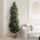 GloboStar® Artificial Garden CYPRESSUS LEYLANDII 20156 Τεχνητό Διακοσμητικό Φυτό Κυπαρίσσι Λέιλαντ Υ180cm 