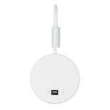 GloboStar® GOOSE 60881 Μοντέρνο Φωτιστικό Τοίχου - Απλίκα Ξενοδοχείου Bed Side LED 6W 600lm 36° & 360° AC 220-240V - Reading Light & 360° Κρυφός Φωτισμός - Φορτιστής USB 3A - Μ15.5 x Π15 x Υ30.5cm - Φυσικό Λευκό 4500K - Λευκό  - 3 Xρόνια Εγγύηση