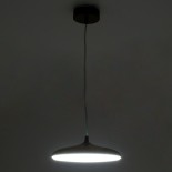 GLOBOSTAR® BARON 60886 Μοντέρνο Κρεμαστό Φωτιστικό Οροφής LED 12W 1440lm 120° AC 220-240V IP20 Ρυθμιζόμενο Λευκό CCT με On/Off 2700K/4500K/6000K - Lumileds SMD Chip - Χρυσό - Μ25 x Π25 x Υ8cm - 3 Χρόνια Εγγύηση