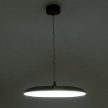 GLOBOSTAR® BARON 60887 Μοντέρνο Κρεμαστό Φωτιστικό Οροφής LED 24W 2880lm 120° AC 220-240V IP20 Ρυθμιζόμενο Λευκό CCT με On/Off 2700K/4500K/6000K - Lumileds SMD Chip - Χρυσό - Μ40 x Π40 x Υ10cm - 3 Χρόνια Εγγύηση