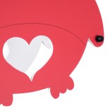 GloboStar® OWL 61576 Παιδικό Κρεμαστό Φωτιστικό Φιγούρα Μονόφωτο 1 x E27 IP20 Πολύχρωμο Πλαστικό - Μ29.5 x Π15.5 x Υ30.5cm