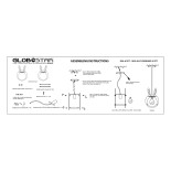 GloboStar® BUNNY 61577 Μοντέρνο Παιδικό Κρεμαστό Φωτιστικό Οροφής Μονόφωτο 1 x E27 Ροζ PVC Φιγούρα Λαγουδάκι Μ27.2 x Π15.5 x Υ40cm