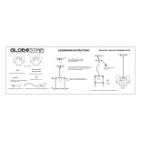 GloboStar® ELEPHANT 61578 Παιδικό Κρεμαστό Φωτιστικό Φιγούρα Μονόφωτο 1 x E27 IP20 Πολύχρωμο Πλαστικό - Μ37.7 x Π15.5 x Υ31.5cm
