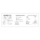 GloboStar® TRACTOR 61580 Μοντέρνο Παιδικό Κρεμαστό Φωτιστικό Οροφής Μονόφωτο 1 x E27 Μπλε PVC Φιγούρα Τρακτέρ-Φαγάνα Μ40 x Π15.5 x Υ26.5cm