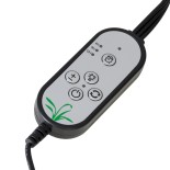 GloboStar® 79652 Grow Light Full Spectrum LED Φωτιστικό Ανάπτυξης Φυτών Γλάστρας με 3 Κινούμενες Κεφαλές & Βάση Clip SMD 2835 15W 160° DC 5V IP20 με Dimmer & Timer Εσωτερικού Χώρου για Κάλυψη Επιφάνειας 1m x 1m Πλήρους Φάσματος Φωτισμού