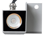 GloboStar® WALLLIGHT-DONA 90258 Φωτιστικό Γωνίας Τοίχου - Απλίκα LED 10W 850lm 10° AC 220-240V Αδιάβροχο IP66 Μ8.2 x Π8.2 x Υ6cm Αρχιτεκτονικό Πορτοκαλί 2200K - Γκρι - 3 Years Warranty