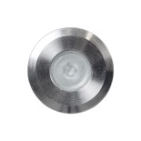 GLOBOSTAR® UNDERWATER-DANI 90410 Υποβρύχιο Χωνευτό Σποτ για Σιντριβάνια/Πισίνες LED 1W 90lm 5° DC 24V Αδιάβροχο IP68 Θερμό Λευκό 2700K Dimmable - Ανοξείδωτο Ατσάλι 304 - Φ3 x Υ5cm - Q2.4cm - 3 Χρόνια Εγγύηση