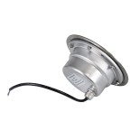 GloboStar® UNDERWATER-YUNI 90418 Υποβρύχιο Χωνευτό Φωτιστικό Σποτ Ειδικό για Σιντριβάνια LED 6W 600lm 30° DC 24V Αδιάβροχο IP68 Φ15 x Υ10cm Ψυχρό Λευκό 6000K - Ανοξείδωτο Ατσάλι - 3 Years Warranty