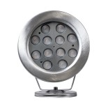 GloboStar® UNDERWATER-DENIS 90429 Υποβρύχιο Επιφανειακό Φωτιστικό Σποτ Ειδικό για Σιντριβάνια - Πισίνες - Τζακούζι LED 12W 1080lm 30° DC 24V Αδιάβροχο IP68 Μ14.5 x Π7 x Υ17cm Θερμό Λευκό 2700K - Ανοξείδωτο Ατσάλι SS304 - 3 Χρόνια Εγγύηση