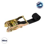GloboStar® 90478 Ιμαντας Στηριξης με Καστάνια Μήκους 100cm για Βάση Αλουμίνιου (U) για Τοποθέτηση Σποτ και Προβολέων Αρχιτεκτονικού Φωτισμού Φυτών και Δέντρων Μ100cm