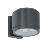 GloboStar® WALLLIGHT-GONA 90484 Φωτιστικό Τοίχου - Απλίκα LED 24W 2280lm 5° DC 24V Αδιάβροχο IP67 Μ13 x Π16.5 x Υ5cm Φυσικό Λευκό 4500K - Γκρι Ανθρακί - 3 Years Warranty