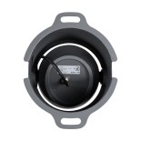 GloboStar® FLOOD-SIMA 90493 Κινούμενος Προβολέας - Σποτ Φωτισμού Wall Washer με Αντιθαμβωτική Γρίλια για Φωτισμό Κτιρίων LED 24W 2160lm 30° DC 24V Αδιάβροχο IP67 Μ14.5 x Π24.2 x Υ22.5cm Θερμό Λευκό 2700K - Γκρι Ανθρακί - 3 Years Warranty