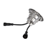 GloboStar® UNDERWATER-JULIA 90564 Υποβρύχιο Χωνευτό Φωτιστικό Σποτ Ειδικό για Σιντριβάνια LED 3W 255lm 15° DC 24V Αδιάβροχο IP68 Φ10 x Υ7.5cm RGBW DMX512 - Ανοξείδωτο Ατσάλι - 3 Years Warranty