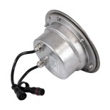 GloboStar® UNDERWATER-JULIA 90570 Υποβρύχιο Χωνευτό Φωτιστικό Σποτ Ειδικό για Σιντριβάνια LED 12W 1020lm 15° DC 24V Αδιάβροχο IP68 Φ18 x Υ11.2cm RGBW DMX512 - Ανοξείδωτο Ατσάλι - 3 Years Warranty