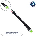 GloboStar® 90708 Ταχυσύνδεσμος Τροφοδοσίας για Wall Washer Tuber - 5 Καλώδια +/- σε Power Connector 5 PIN Male για Πολύχρωμα RGB+RGBW Tuber