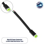 GloboStar® 90710 Ταχυσύνδεσμος Τροφοδοσίας για Wall Washer Tuber IP65 - 5 Καλώδια +/- σε Power Connector 5 PIN Male για Πολύχρωμα RGB+RGBW