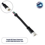 GloboStar® 90712 Ταχυσύνδεσμος Τροφοδοσίας για Wall Washer IP65 - 5 Καλώδια +/- σε Power Connector 5 PIN Female για Πολύχρωμα RGB+RGBW