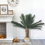 GloboStar® Artificial Garden CYCADS 20022 Τεχνητό Διακοσμητικό Φυτό Αρωματική Κύκας Υ120cm 