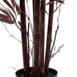 GloboStar® Artificial Garden BLOODLEAF BAMBOO 20039 Τεχνητό Διακοσμητικό Φυτό Αιματόφυλλο Μπαμπού Υ170cm 