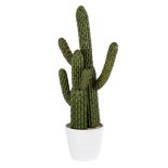GloboStar® Artificial Garden CARNEGIEA CACTUS 20100 Τεχνητό Διακοσμητικό Φυτό Κάκτος Σαγκουάρο Υ63cm