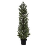 GloboStar® Artificial Garden LEMON CYPRESS 20153 Τεχνητό Διακοσμητικό Φυτό Λεμονόκυπάρισσο Υ180cm 