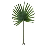 GloboStar® Artificial Garden SERENOA PALM LEAF 20174 Τεχνητό Διακοσμητικό Φύλο Φοινικόδεντρου Σερενόα Βεντάλια Π90 x Υ170cm 