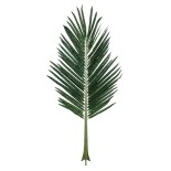GloboStar® Artificial Garden ARECA PALM LEAF 20179 Τεχνητό Διακοσμητικό Φύλο Φοινικόδεντρου Αρέκα Π70 x Υ160cm
