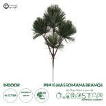 GloboStar® Artificial Garden PINUS MASSONIANA BRANCH 20219 Τεχνητό Διακοσμητικό Κλαδί Πεύκου Π50 x Υ70cm 