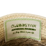GloboStar® Artificial Garden MYKONOS 20278 Διακοσμητικό Πλεκτό Καλάθι - Κασπώ Γλάστρα - Flower Pot Μπεζ με Μακραμέ Φ18cm x Υ15cm 