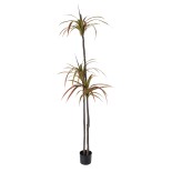 GloboStar® Artificial Garden DRAGON BLOOD TREE 20371 Τεχνητό Διακοσμητικό Φυτό Δράκαινα Υ220cm 
