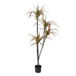 GloboStar® Artificial Garden DRAGON BLOOD TREE 20372 Τεχνητό Διακοσμητικό Φυτό Δράκαινα Υ180cm