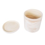 GloboStar® Artificial Garden LINDOS 20450 Πήλινο Κεραμικό Κασπώ Γλάστρα - Flower Pot Απαλό Ροζ Φ20cm x Υ20cm 