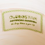 GloboStar® Artificial Garden LINDOS 20450 Πήλινο Κεραμικό Κασπώ Γλάστρα - Flower Pot Απαλό Ροζ Φ20cm x Υ20cm 
