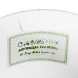 GloboStar® Artificial Garden RODOS 20461 Πήλινο Κεραμικό Κασπώ Γλάστρα - Flower Pot Λευκό με Χρυσό Φ21cm x Υ19cm