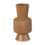 GloboStar® Artificial Garden AMALFI 20469 Πήλινο Κεραμικό Κασπώ Γλάστρα - Flower Pot Κεραμιδί Φ7.5cm x Υ20cm 