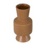 GloboStar® Artificial Garden AMALFI 20469 Πήλινο Κεραμικό Κασπώ Γλάστρα - Flower Pot Κεραμιδί Φ7.5cm x Υ20cm 