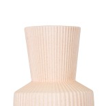 GloboStar® Artificial Garden CAPRI 20470 Πήλινο Κεραμικό Κασπώ Γλάστρα - Flower Pot Απαλό Μπεζ Φ9.5cm x Υ25cm 