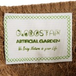 GloboStar® Artificial Garden SALAMINA 20479 Κρεμαστό Κασπώ Γλάστρα - Flower Pot από Φλοιό Καρύδας Καφέ Φ20cm x Υ10cm 