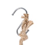 GloboStar® Artificial Garden SCORPIOS 20491 Κρεμαστό Πήλινο Κεραμικό Κασπώ Γλάστρα - Flower Pot Γκρι Φ8.5cm x Υ36cm 