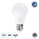 GloboStar® 60045 Λάμπα LED E27 A60 Γλόμπος 10W 1000lm 260° AC 220-240V IP20 Φ6 x Υ11cm Ψυχρό Λευκό 6000K Dimmable - 3 Years Warranty