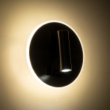 GloboStar® LADY-R 60941 Μοντέρνο Φωτιστικό Τοίχου - Απλίκα Ξενοδοχείου Bed Side LED 6W 600lm 36° & 360° AC 220-240V - Reading Light & Κρυφός Φωτισμός - Φορτιστής USB 3A - Φ15 x Υ7cm - Φυσικό Λευκό 4500K - Νίκελ Βούρτσας - 3 Χρόνια Εγγύηση