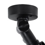 GloboStar® GARDENINI 61547 Επιφανειακό Φωτιστικό Σποτ Κήπου LED 5W 550lm 38° DC 24V IP68 Υψηλής Αντοχής ABS IK06 Φ7 x Υ14.5cm - Πράσινο 550nm Dimmable - Μαύρο - Bridgelux Chip - 3 Years Warranty