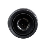 GloboStar® GRASEDO 61615 Βάση Κήπου με Ντουί E27 για Λάμπα Σποτ PAR38 - Αδιάβροχη IP67 - Υψηλής Αντοχής ABS - VDE Certified - Φ9.5 x Υ22cm - Μαύρο - 5 Years Warranty