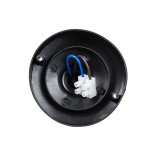 GloboStar® GRASEDO 61615 Βάση Κήπου με Ντουί E27 για Λάμπα Σποτ PAR38 - Αδιάβροχη IP67 - Υψηλής Αντοχής ABS - VDE Certified - Φ9.5 x Υ22cm - Μαύρο - 5 Years Warranty