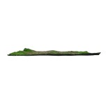 GloboStar® Artificial Garden BRYOPHYTA 20147 Τεχνητό Διακοσμητικό Πάνελ Φυλλωσιάς - Κάθετος Κήπος Βρύα Μ100 x Π100 x Υ3cm 