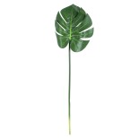 GloboStar® Artificial Garden MONSTERA LEAF 20222 Τεχνητό Διακοσμητικό Φύλο Μονστέρας Π28 x Υ83cm 