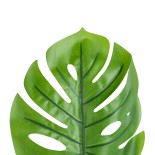 GloboStar® Artificial Garden MONSTERA LEAF 20223 Τεχνητό Διακοσμητικό Φύλο Μονστέρας Π16 x Υ76cm 