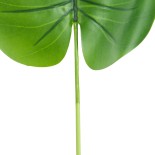 GloboStar® Artificial Garden MONSTERA LEAF 20223 Τεχνητό Διακοσμητικό Φύλο Μονστέρας Π16 x Υ76cm 