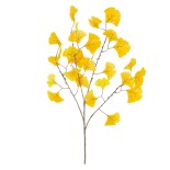 GloboStar® Artificial Garden GINKGO BRANCH 20229 Τεχνητό Διακοσμητικό Κλαδί Γκίγκο Π50 x Υ65cm
