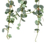 GloboStar® Artificial Garden EUCALYPTUS HANGING BRANCH 20235 Τεχνητό Διακοσμητικό Κρεμαστό Φυτό Ευκάλυπτος Υ75cm